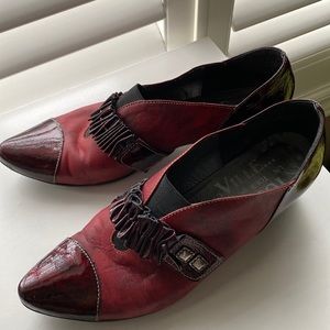 Chic Burgundy Shoes from France